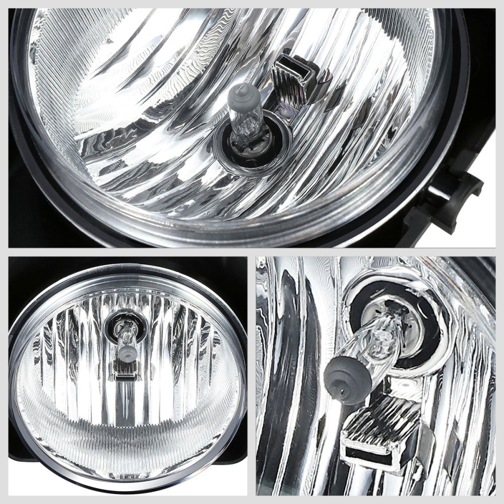 Clear Lens Front Bumper Fog Light Lamp 03-06 GMC Sierra 1500 2500 3500 BFC-FOLK-357-CH