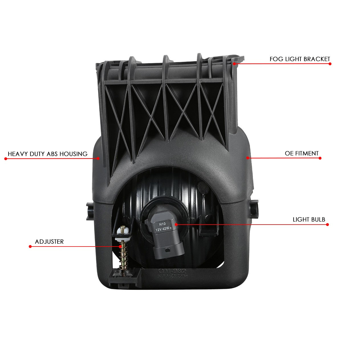 Clear Lens Front Bumper Fog Light Lamp 03-06 GMC Sierra 1500 2500 3500 BFC-FOLK-357-CH