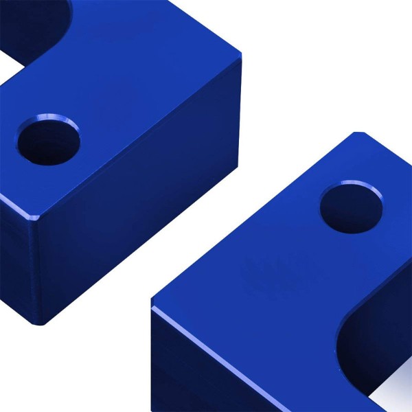 2.5" Front Blue Low Mount Leveling Lift Kit Spacer For 07-17 Silverado 1500-Suspension-BuildFastCar