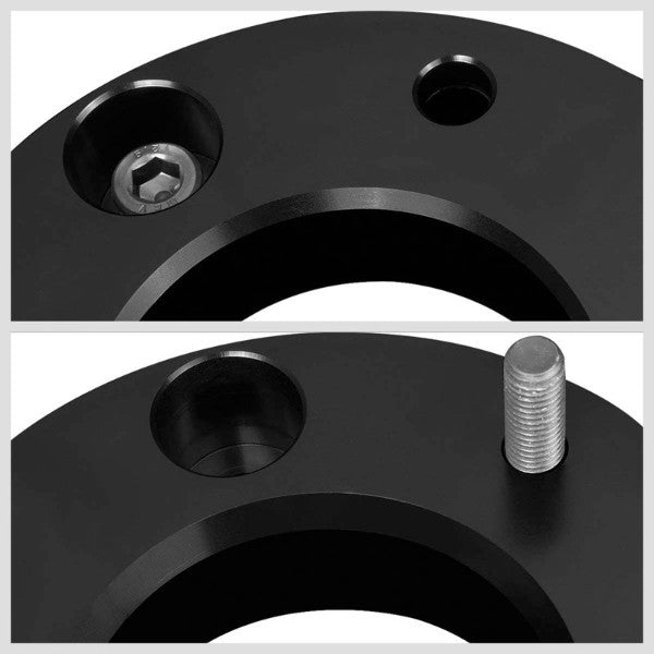 2.5" F/2" R Black High Mount Leveling Kit Spacer/Block For 07-17 Silverado 1500-Suspension-BuildFastCar