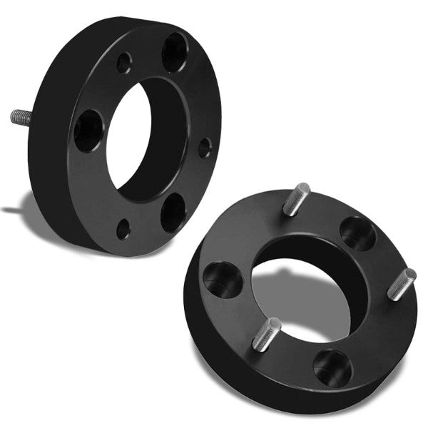 2" Front Black Strut Top Mount Leveling Lift Kit Spacer For 06-10 Dodge Ram 1500-Suspension-BuildFastCar