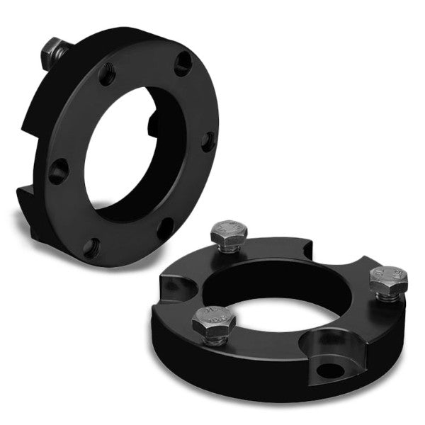 2" Front Black Strut Top Mount Leveling Lift Kit Spacer For 05-18 Toyota Tacoma-Suspension-BuildFastCar