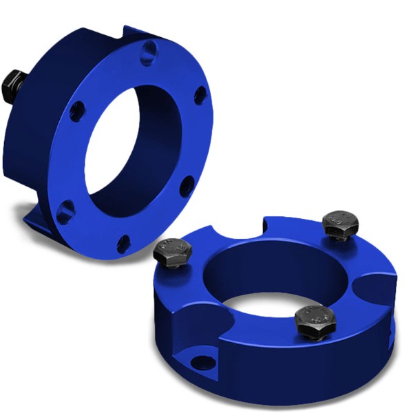2.5" Front Blue Strut Top Mount Leveling Lift Kit Spacer For 05-18 Toyota Tacoma-Suspension-BuildFastCar
