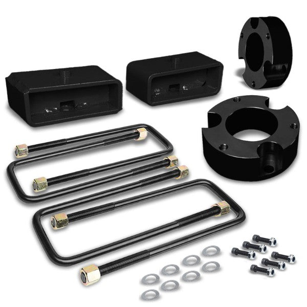 3"F/2"R BLK Strut Tp/Lf Spring Mt Lvling Lift Kit Spacer/Block For 00-06 Tundra-Suspension-BuildFastCar