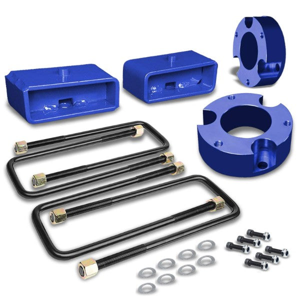 3"F/2"R BL Strut Tp/Leaf Spring Mt Lvling Lift Kit Spacer/Block For 00-06 Tundra-Suspension-BuildFastCar