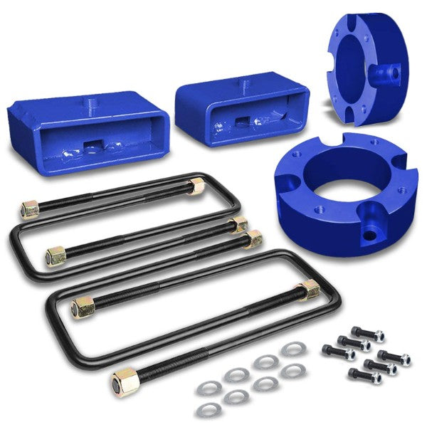 3"F/2"R BL Strut Tp/Leaf Spring Mt Lvling Lift Kit Spacer/Block For 07-18 Tundra-Suspension-BuildFastCar