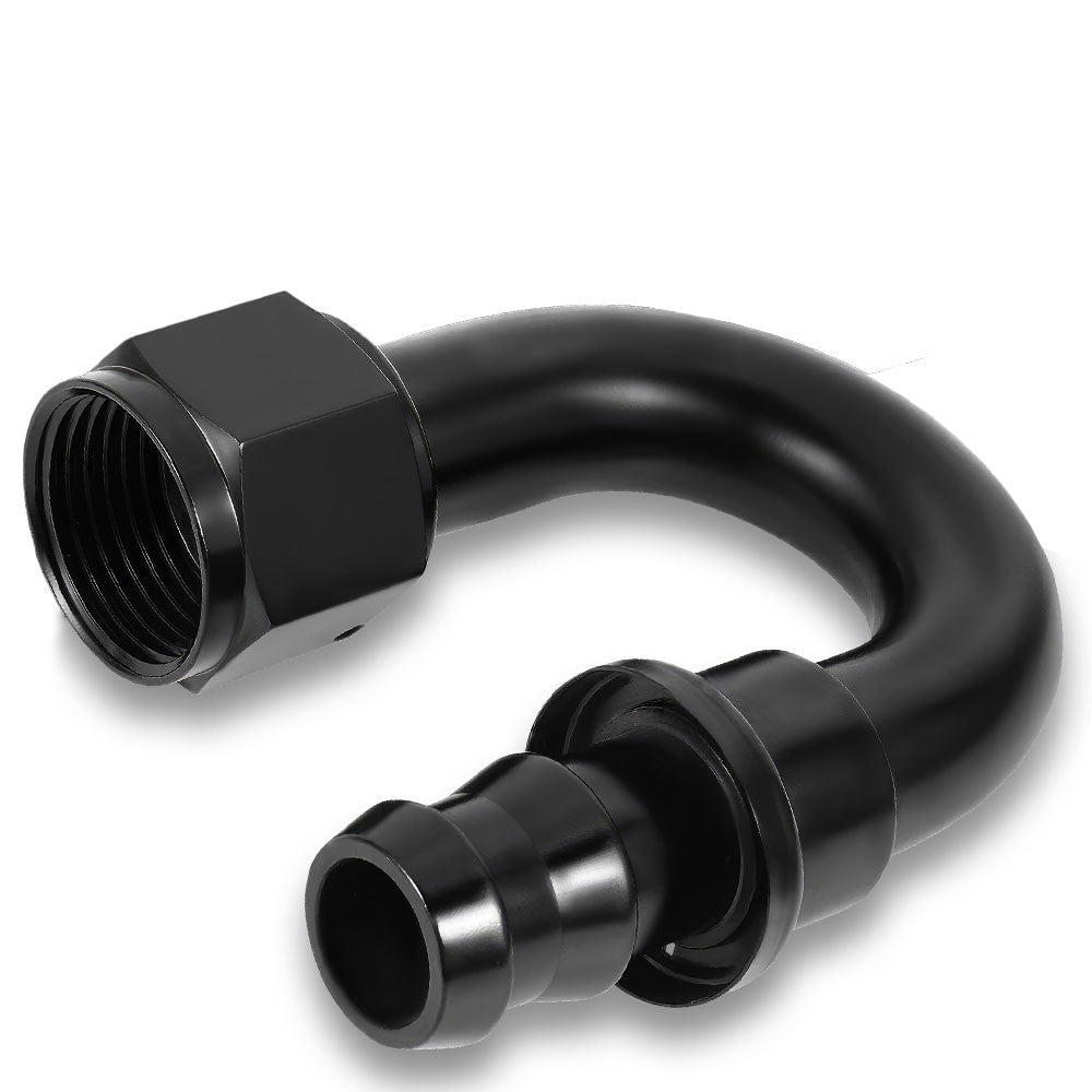 BFC-FIT-041-12-180-BK AN Fitting Push-on Hose End to AN Female BFC-FIT-041-12-180-BK
