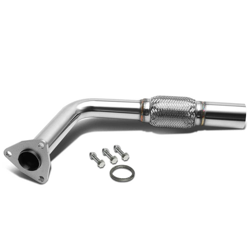 Front Weld-On Exhaust Flange Flex Pipe For 97-01 Toyota Camry Solara 2.2L L4