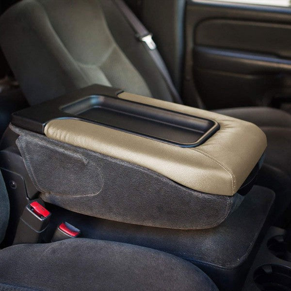 Beige Center Console Tray Lid Arm Rest Latch Replacement For 01-07 Silverado-Interior-BuildFastCar
