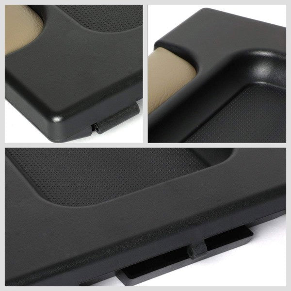 Beige Center Console Tray Lid Arm Rest Latch Replacement For 01-07 Silverado-Interior-BuildFastCar