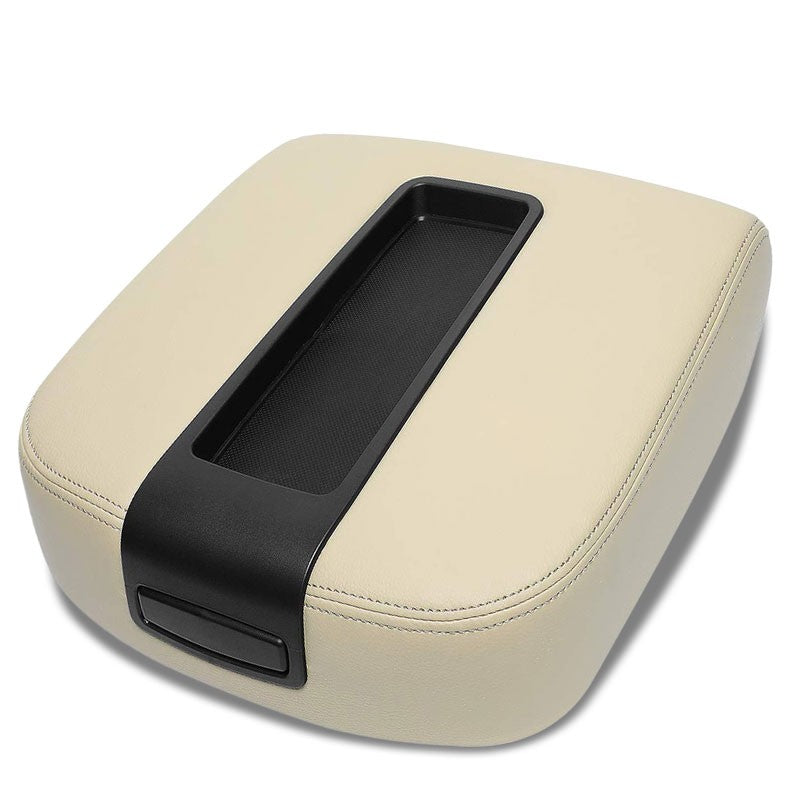 Beige Factory Style Center Console Tray Lid Armrest Cover For 07-14 GMC Yukon-Consoles & Parts-BuildFastCar