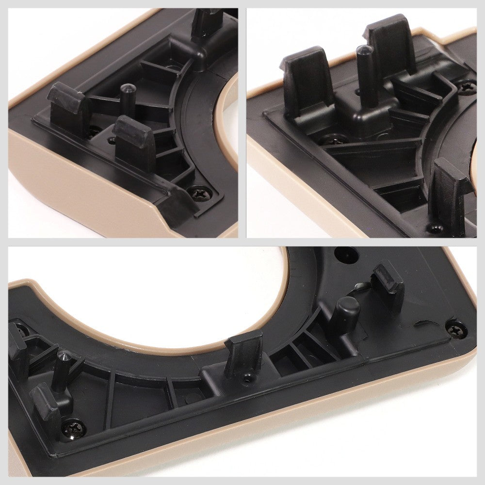 Beige Console Cup Holder Trim For 04-14 F-150 40/20/40 Bench Seats (P221, P415) BFC-CCTL-007-TA