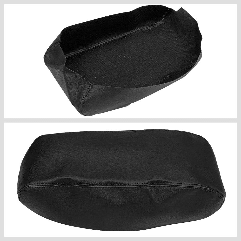 Black Center Console Armrest Cover Replacement For 08-10 Charger (LX 6th Gen) BFC-CCAC-009
