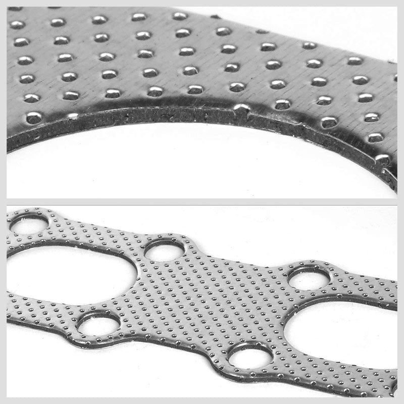 BFC Aluminum Graphite Exhaust Gasket Replacement For 04-13 Infiniti QX56 Base V8-Gasket Parts-BuildFastCar