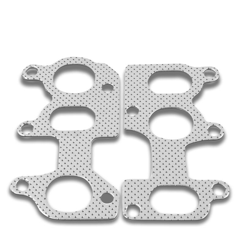 Graphite Aluminum Header/Manifold/Exhaust Gasket for VW 92-04 Jetta MK4 2.8L VR6-Exhaust Systems-BuildFastCar