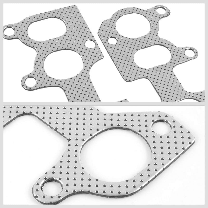Graphite Aluminum Header/Manifold/Exhaust Gasket for VW 92-04 Jetta MK4 2.8L VR6-Exhaust Systems-BuildFastCar