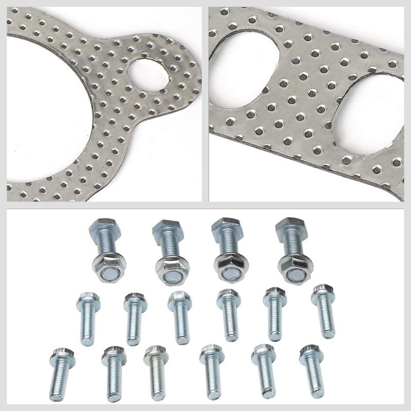 BFC Aluminum Graphite Exhaust Gasket Replacement For 04-07 Cadillac CTS V Sedan-Exhaust Systems-BuildFastCar-BFC-12-1018