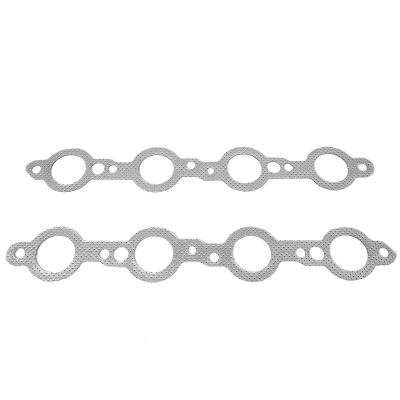 BFC Aluminum Graphite Exhaust Gasket For 98-15 Chevrolet Camaro 5.7L/6.2L V8-Exhaust Systems-BuildFastCar-BFC-12-1025