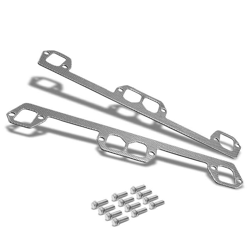 BFC Aluminum Graphite Exhaust Gasket Replacement For 94-03 Dodge Ram 1500//2500-Exhaust Systems-BuildFastCar-BFC-12-1034