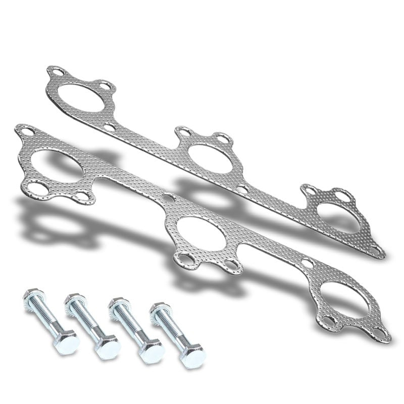BFC Aluminum Graphite Exhaust Gasket For 05-10 Ford Mustang S-197 4.0L V6 SOHC-Exhaust Systems-BuildFastCar-BFC-12-1053