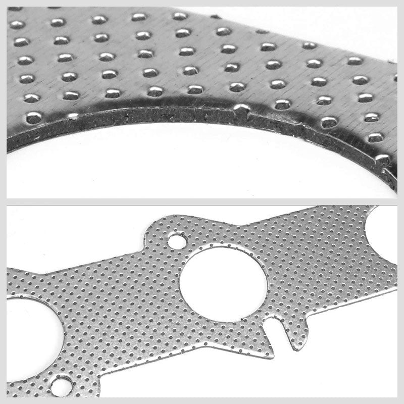 BFC Aluminum Graphite Exhaust Gasket Replacement For 96-04 Ford Mustang 4.6L V8-Exhaust Systems-BuildFastCar-BFC-12-1054