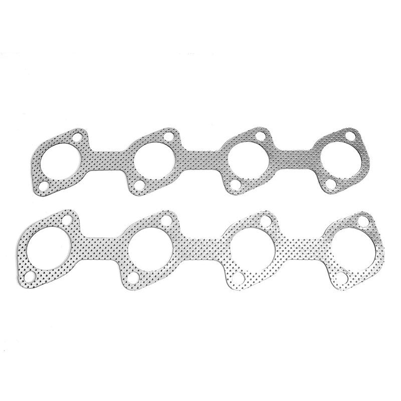 BFC Aluminum Graphite Exhaust Gasket For 96-04 Ford Mustang GT SN-95 V8 4.6L-Exhaust Systems-BuildFastCar-BFC-12-1055