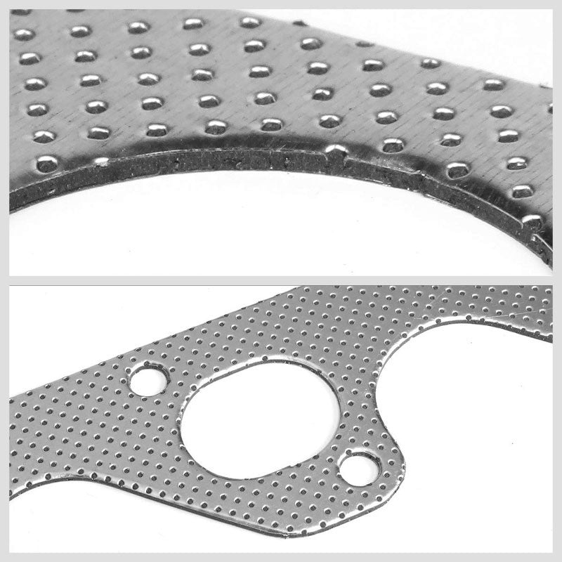 BFC Aluminum Graphite Exhaust Gasket Replacement For 90-94 Ford Ranger 3.0L/4.0L-Exhaust Systems-BuildFastCar-BFC-12-1058