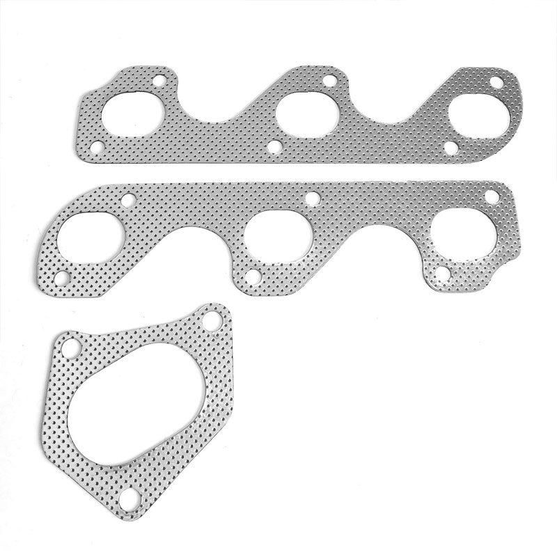 BFC Aluminum Graphite Exhaust Gasket Replacement For 90-94 Ford Ranger 3.0L/4.0L-Exhaust Systems-BuildFastCar-BFC-12-1058
