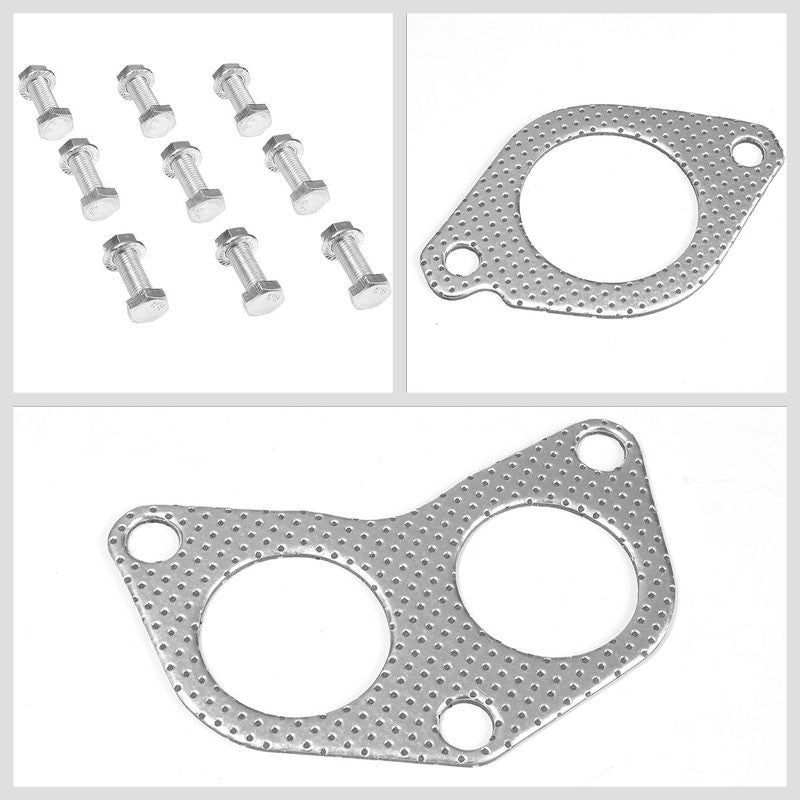 BFC Aluminum Graphite Exhaust Gasket For 13-16 Scion FR-S Base 2.0L H4 DOHC-Exhaust Systems-BuildFastCar-BFC-12-1060