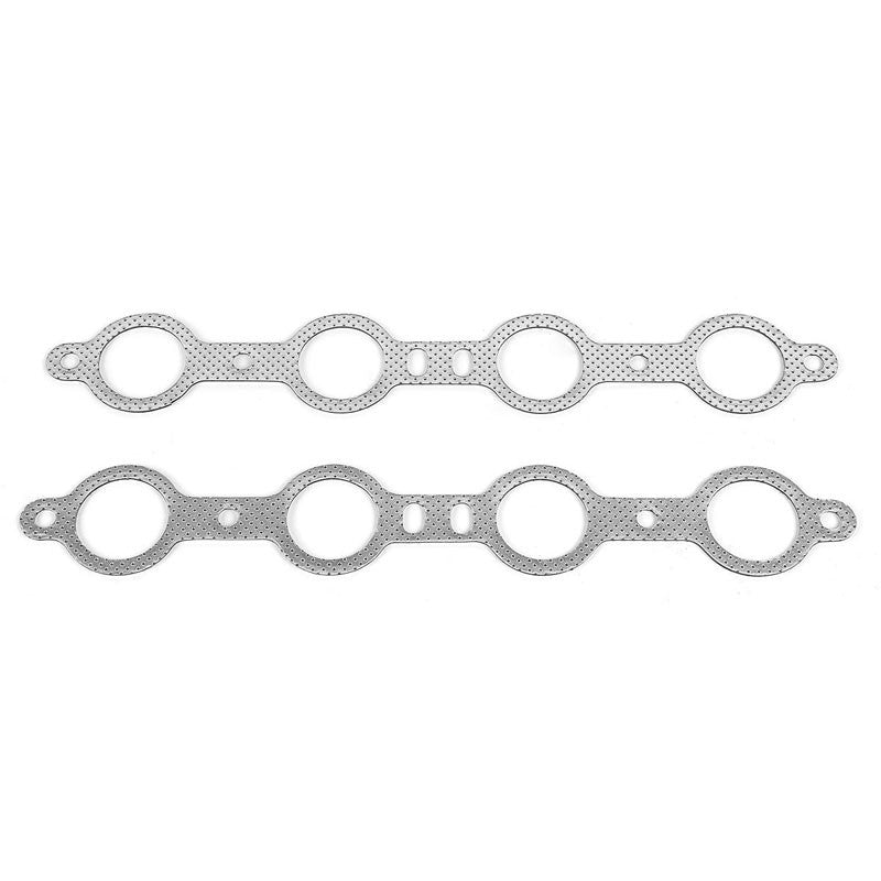 BFC Aluminum Graphite Exhaust Gasket Replacement For 05-06 Pontiac GTO LS2 6.0L-Exhaust Systems-BuildFastCar-BFC-12-1063