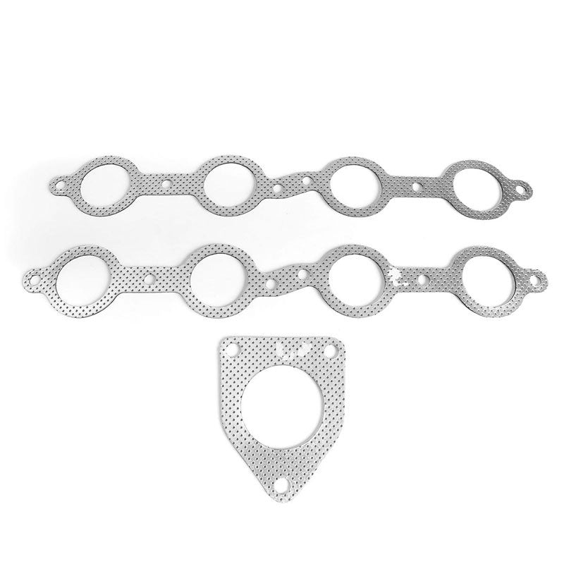 BFC Aluminum Graphite Exhaust Gasket For 99-13 Chevrolet Silverado 1500/2500 V8-Exhaust Systems-BuildFastCar-BFC-12-1064