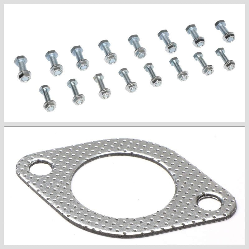 BFC Aluminum Graphite Exhaust Gasket Replacement For 03-07 Honda Accord 3.0L V6-Exhaust Systems-BuildFastCar-BFC-12-1066