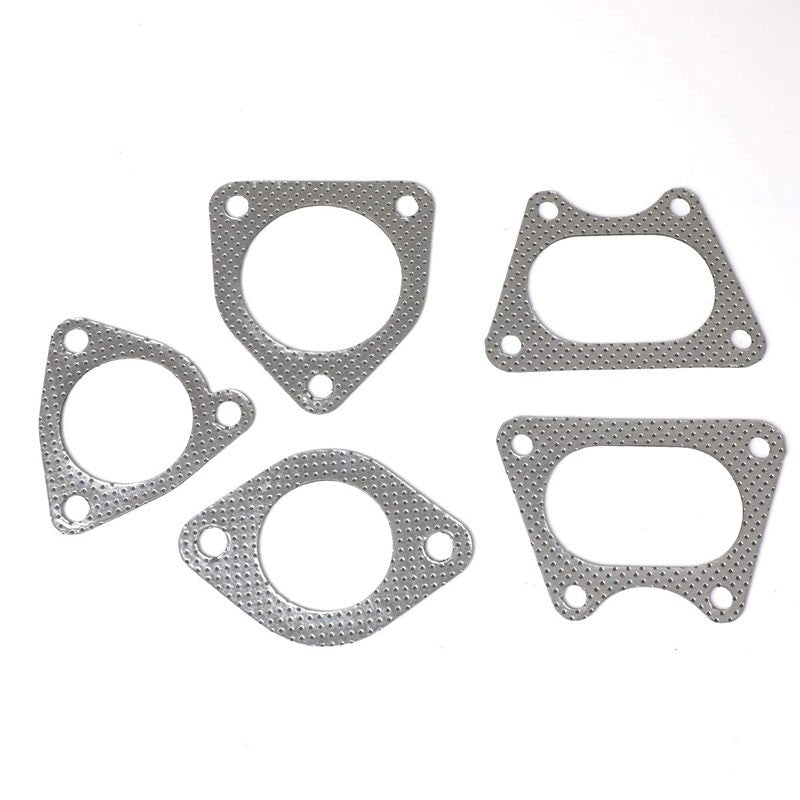 BFC Aluminum Graphite Exhaust Gasket Replacement For 03-07 Honda Accord 3.0L V6-Exhaust Systems-BuildFastCar-BFC-12-1066