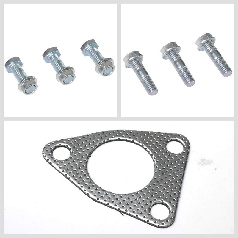 BFC Aluminum Graphite Exhaust Gasket For 92-96 Honda Prelude Si Coupe 2.3L DOHC-Exhaust Systems-BuildFastCar-BFC-12-1067