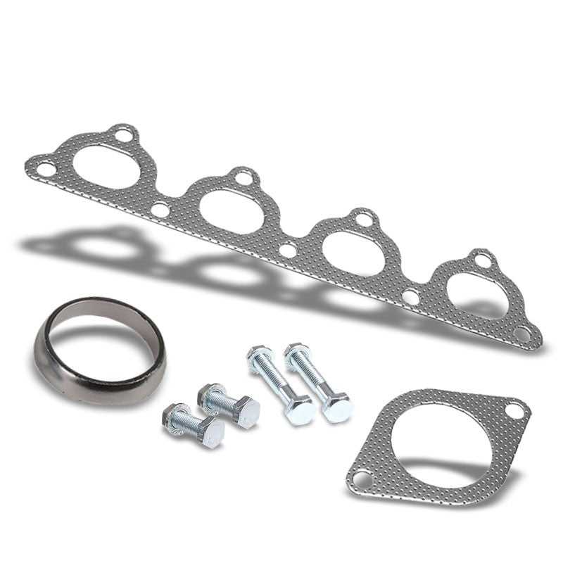 BFC Aluminum Graphite Exhaust Gasket For 93-97 Honda Civic del Sol S/SI SOHC-Exhaust Systems-BuildFastCar-BFC-12-1071