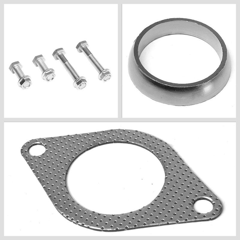 BFC Aluminum Graphite Exhaust Gasket For 93-97 Honda Civic del Sol S/SI SOHC-Exhaust Systems-BuildFastCar-BFC-12-1071