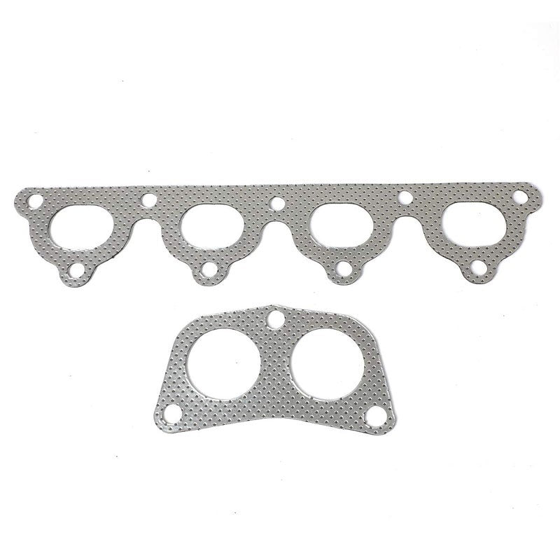 BFC Aluminum Graphite Exhaust Gasket Replacement For 88-00 Honda Civic 1.6L SOHC-Exhaust Systems-BuildFastCar-BFC-12-1069