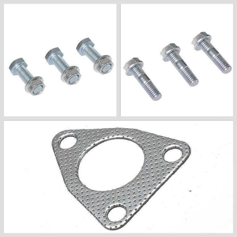 BFC Aluminum Graphite Exhaust Gasket For 93-01 Honda Prelude Base/VTEC 2.2L DOHC-Exhaust Systems-BuildFastCar-BFC-12-1073