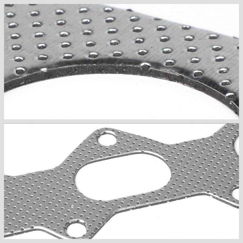 BFC Aluminum Graphite Exhaust Gasket For 03-08 Hyundai Tiburon GT/SE 2.7L DOHC-Exhaust Systems-BuildFastCar-BFC-12-1075