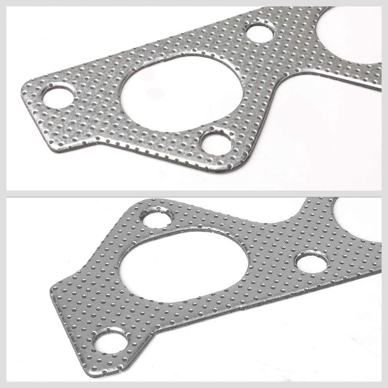 BFC Aluminum Graphite Exhaust Gasket For 97-08 Hyundai Tiburon 1.8L/2.0L DOHC-Exhaust Systems-BuildFastCar-BFC-12-1076
