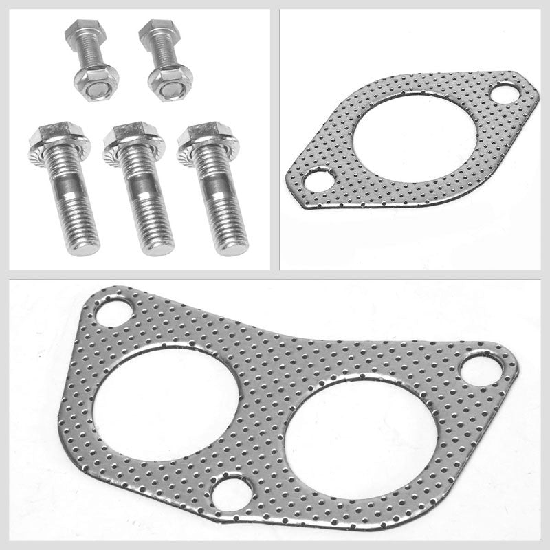 BFC Aluminum Graphite Exhaust Gasket Replacement For 02-07 Mitsubishi Lancer-Exhaust Systems-BuildFastCar-BFC-12-1088