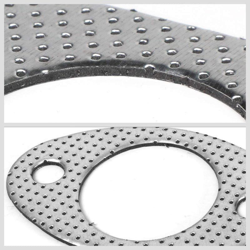 BFC Aluminum Graphite Exhaust Gasket Replacement For 90-93 Mazda Miata MX-5 1.6L-Exhaust Systems-BuildFastCar-BFC-12-1089