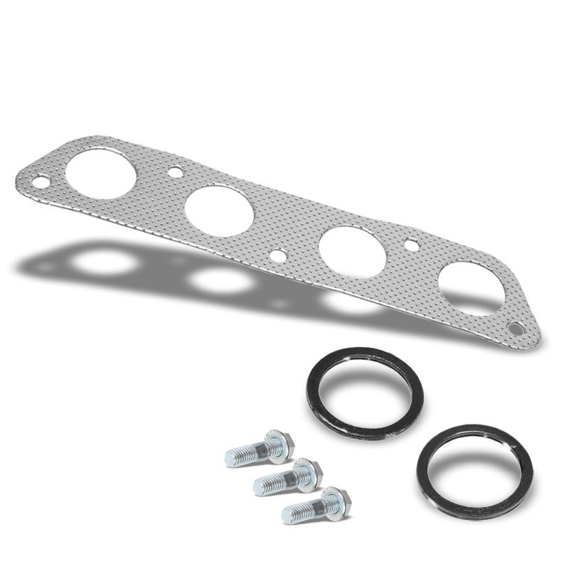 BFC Aluminum Graphite Exhaust Gasket For 00-05 Toyota MR2 Spyder W30 Base 1.8L-Exhaust Systems-BuildFastCar-BFC-12-1094