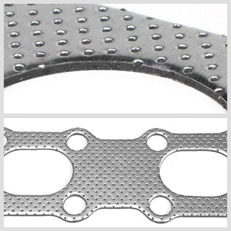 BFC Aluminum Graphite Exhaust Gasket Replacement For 05-15 Nissan Armada 5.6L V8-Exhaust Systems-BuildFastCar-BFC-12-1106
