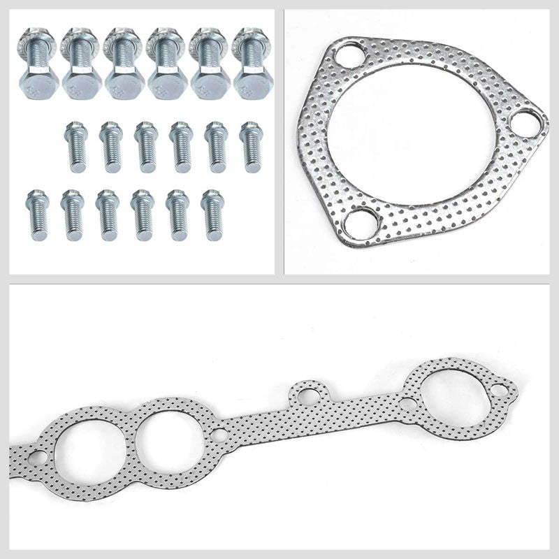 BFC Aluminum Graphite Exhaust Gasket For 84-91 Chevrolet Small Block Engine-Exhaust Systems-BuildFastCar-BFC-12-1108
