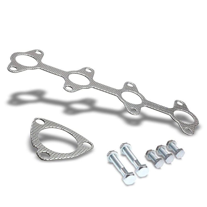 BFC Aluminum Graphite Exhaust Gasket Replacement For 94-03 Chevrolet S10 2.2L-Exhaust Systems-BuildFastCar-BFC-12-1109