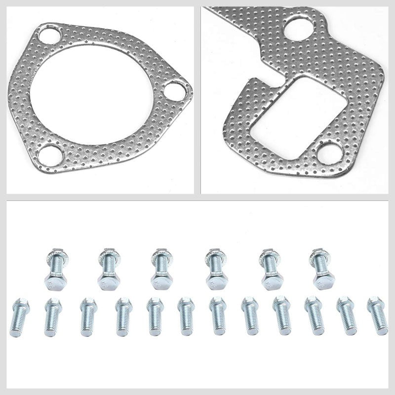 BFC Aluminum Graphite Exhaust Gasket For 99-03 Dodge Ram Van 1500 Base 5.2L/5.9L-Exhaust Systems-BuildFastCar-BFC-12-1113