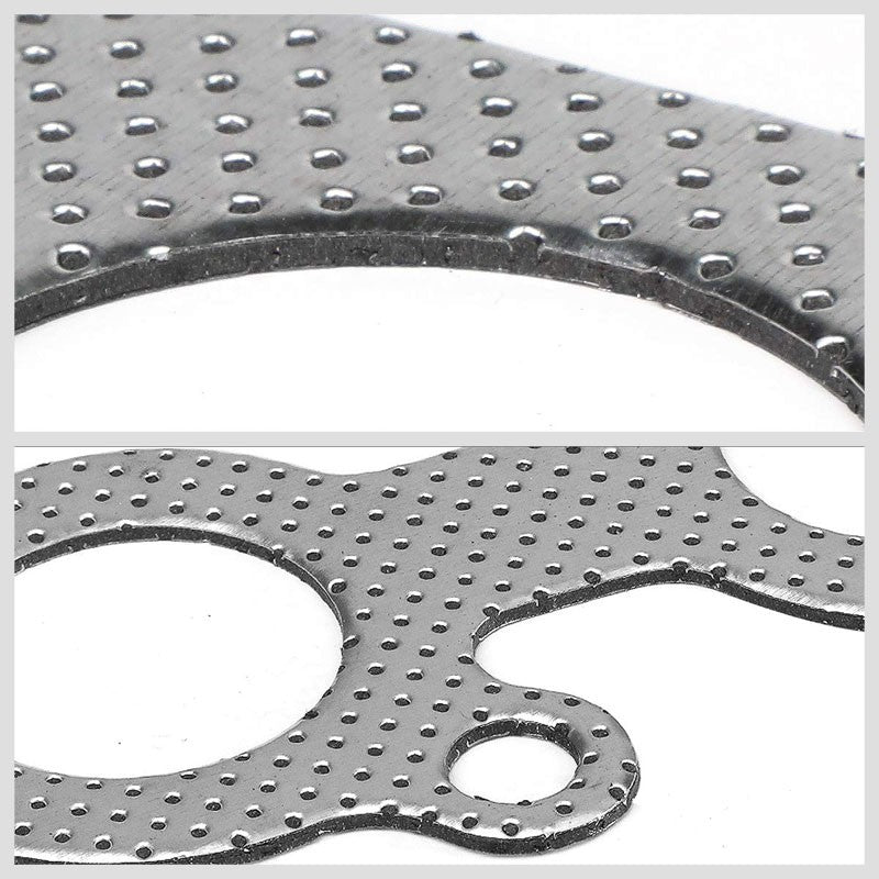 BFC Aluminum Graphite Exhaust Gasket Replacement For 95-04 Toyota Tacoma 3.4L V6-Exhaust Systems-BuildFastCar-BFC-12-1126