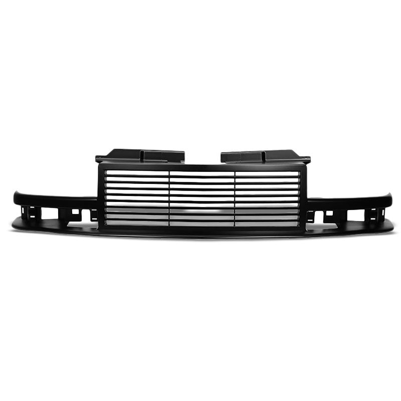 Black Vent Style Replacement Front Grille For Chevrolet 98-04 Blazer 4.3L V6-Exterior-BuildFastCar