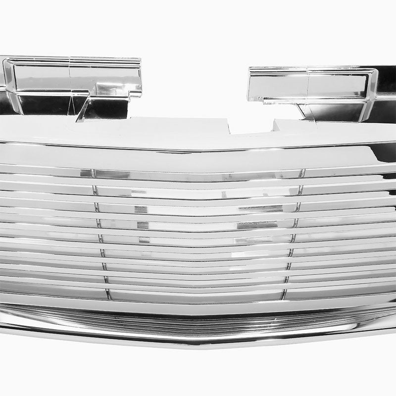 Chrome Vent Style Replacement Front Grille For Chevrolet 98-04 Blazer 4.3L V6-Exterior-BuildFastCar